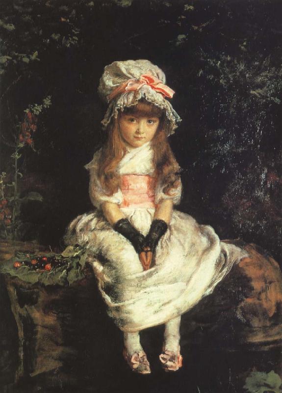 Sir John Everett Millais Cherry Ripe oil painting image